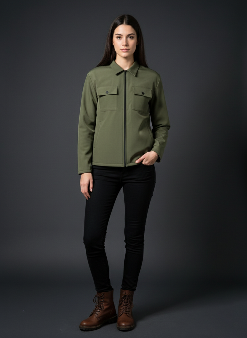 Camo Green Softshell Jacket