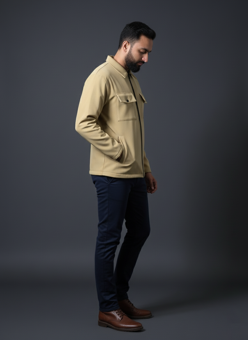 Beige Softshell Jacket